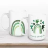 Sale Kirklands Home Green Rainbow St. Patrick's Day Mugs, Set of 2