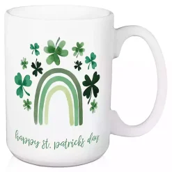 Sale Kirklands Home Green Rainbow St. Patrick's Day Mugs, Set of 2