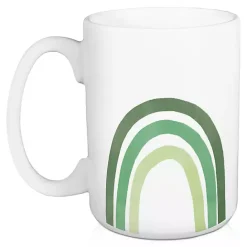 Sale Kirklands Home Green Rainbow St. Patrick's Day Mugs, Set of 2
