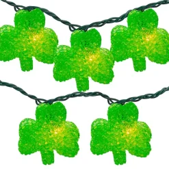 Clearance Kirklands Home Green Shamrock String Lights