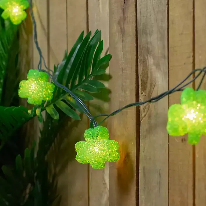 Clearance Kirklands Home Green Shamrock String Lights