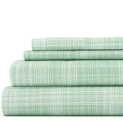 New Kirklands Home Soft Thatch 3-pc. Twin Sheet Set Green