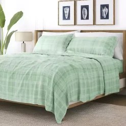 New Kirklands Home Soft Thatch 3-pc. Twin Sheet Set Green