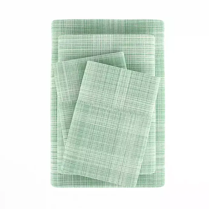 New Kirklands Home Soft Thatch 3-pc. Twin Sheet Set Green