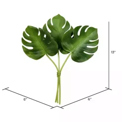 Best Kirklands Home Split Philodendron Leaf Bundles, Set of 2 Green
