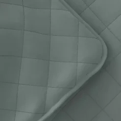 Outlet Kirklands Home Stitched Diamond 2-pc. Twin Quilt Set Green