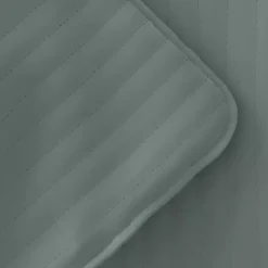 Clearance Kirklands Home Stitched Stripes 3-pc. Queen Quilt Set Green