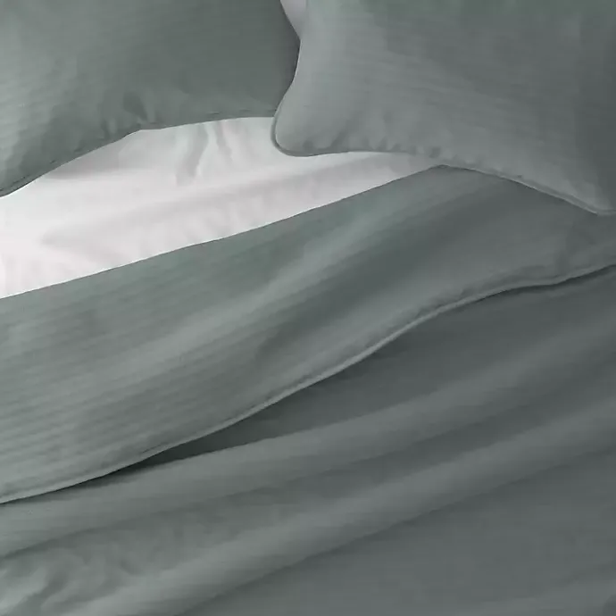 Outlet Kirklands Home Stitched Stripes 3-pc. King Quilt Set Green