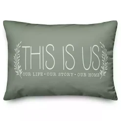 Hot Kirklands Home This Is Us Pillow Green