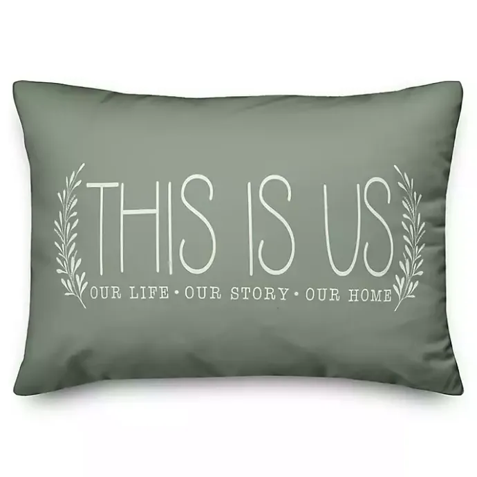 Hot Kirklands Home This Is Us Pillow Green
