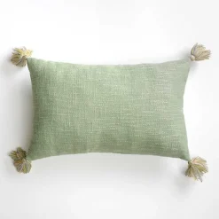 Hot Kirklands Home Green Welcome Bunny Lumbar Pillow