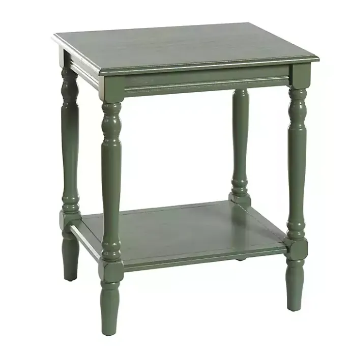Sale Kirklands Home Wood Sybil Accent Table Green