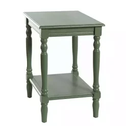 Sale Kirklands Home Wood Sybil Accent Table Green