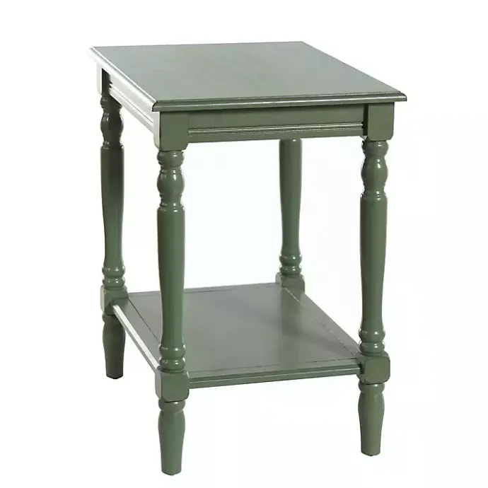 Sale Kirklands Home Wood Sybil Accent Table Green