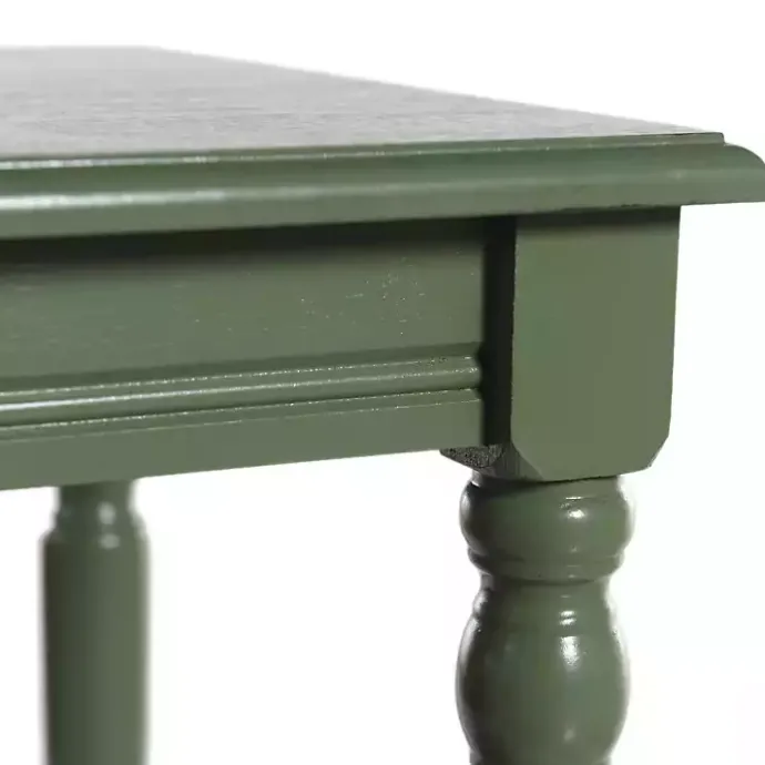 Sale Kirklands Home Wood Sybil Accent Table Green