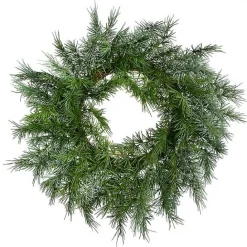 Outlet Kirklands Home Woolsey Pine Christmas Wreath Green