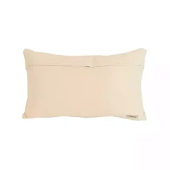 Hot Kirklands Home Green Woven Stripe Lumbar Pillow