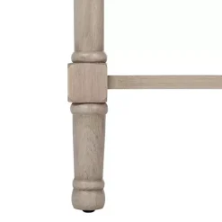 Discount Kirklands Home Greige Chevron 2-Drawer Console Table Gray