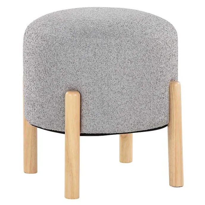 Hot Kirklands Home Grey Michelle Ottoman Gray