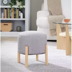 Hot Kirklands Home Grey Michelle Ottoman Gray