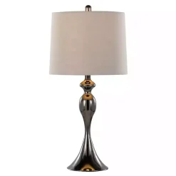 Hot Kirklands Home Gunmetal Ashland Table Lamps, Set of 2 Silver