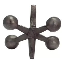 Sale Kirklands Home Gunmetal Metal Jack Sculpture Gray