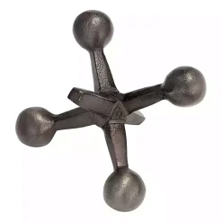 Sale Kirklands Home Gunmetal Metal Jack Sculpture Gray