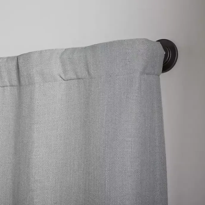 Best Kirklands Home Gunmetal Hyde Wrap Around Curtain Rod, 120 in.