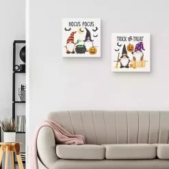 Online Kirklands Home Halloween Gnomes Canvas Art Prints, Set of 2