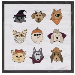 Kirklands Home Halloween Hounds Framed Art Print
