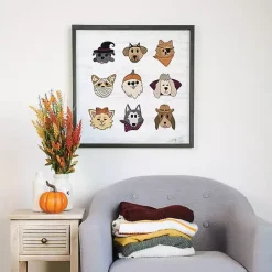 Kirklands Home Halloween Hounds Framed Art Print