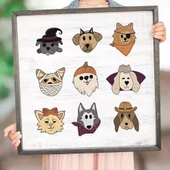 Kirklands Home Halloween Hounds Framed Art Print