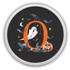 Clearance Kirklands Home Halloween Monogram O White Framed Wall Plaque