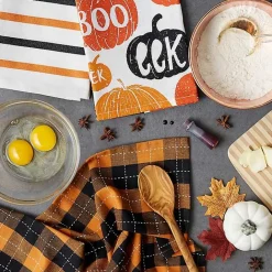 Outlet Kirklands Home Halloween Pattern Kitchen Towels, Set of 3 Multi