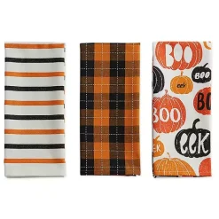 Outlet Kirklands Home Halloween Pattern Kitchen Towels, Set of 3 Multi