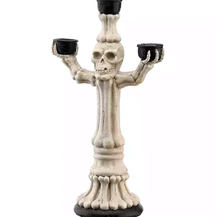 Online Kirklands Home Halloween Skeleton Candelabra