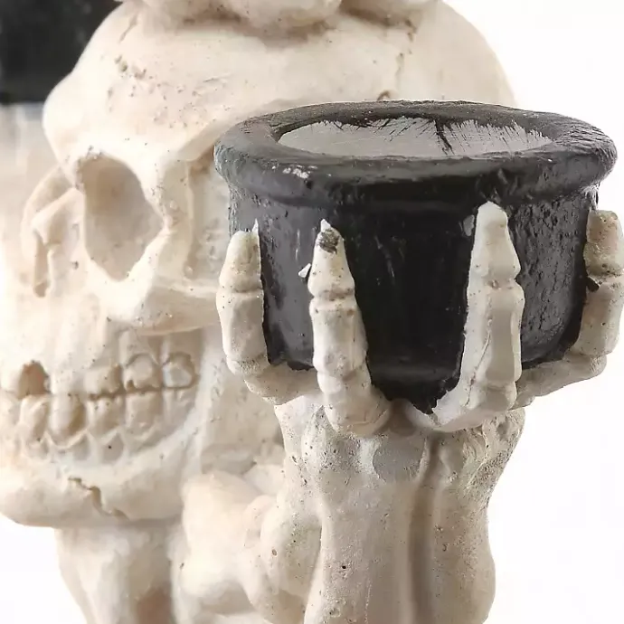 Online Kirklands Home Halloween Skeleton Candelabra