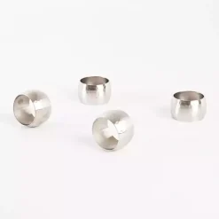 Sale Kirklands Home Hammered Brass Napkin Rings, Set of 4