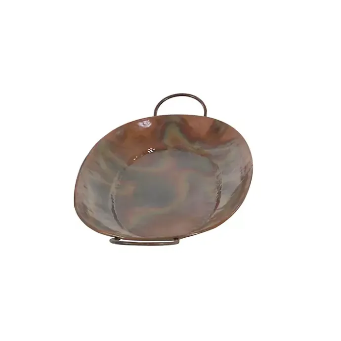 Sale Kirklands Home Hammered Copper 3-pc. Iridescent Tray Set Brown