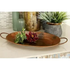 Sale Kirklands Home Hammered Copper 3-pc. Iridescent Tray Set Brown