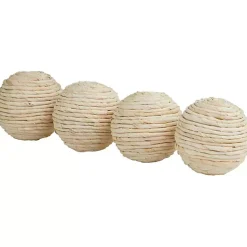 Best Kirklands Home Handmade Wrapped Jute Orbs, Set of 4 Tan