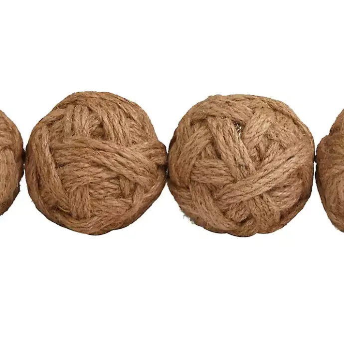 Online Kirklands Home Handmade Woven Rope Jute Orbs, Set of 4 Brown