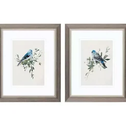 Clearance Kirklands Home Happy Bluebirds Framed Art Prints, Set of 2