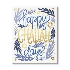 Outlet Kirklands Home Happy Challah Days Canvas Art Print
