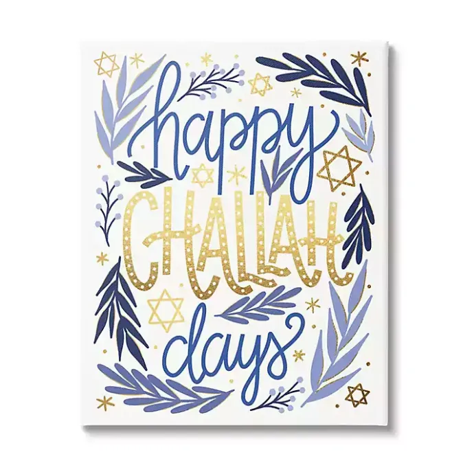 Outlet Kirklands Home Happy Challah Days Canvas Art Print