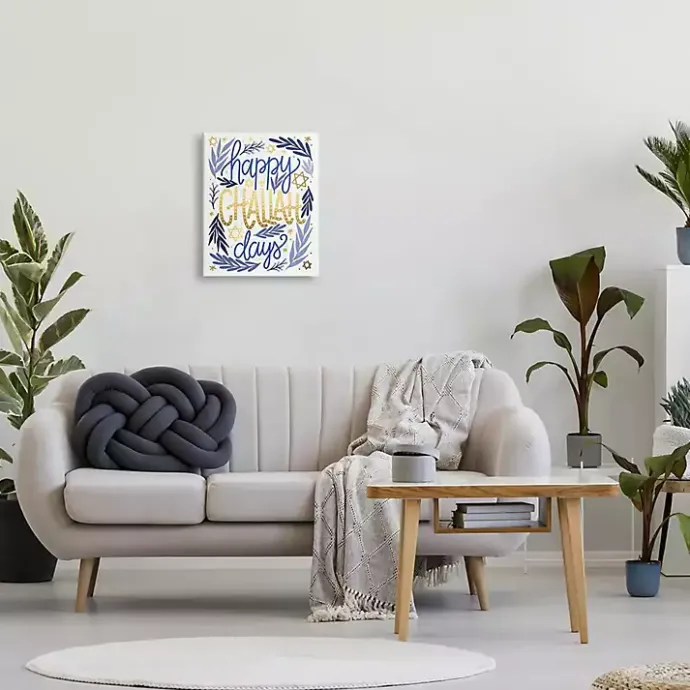 Outlet Kirklands Home Happy Challah Days Canvas Art Print