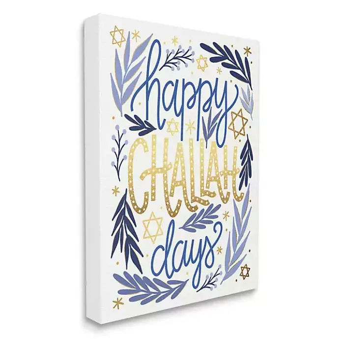 Outlet Kirklands Home Happy Challah Days Canvas Art Print