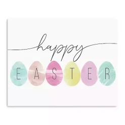 Outlet Kirklands Home Happy Easter Eggs Canvas Art Print