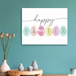Outlet Kirklands Home Happy Easter Eggs Canvas Art Print