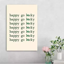 Online Kirklands Home Happy Go Lucky Canvas Art Print